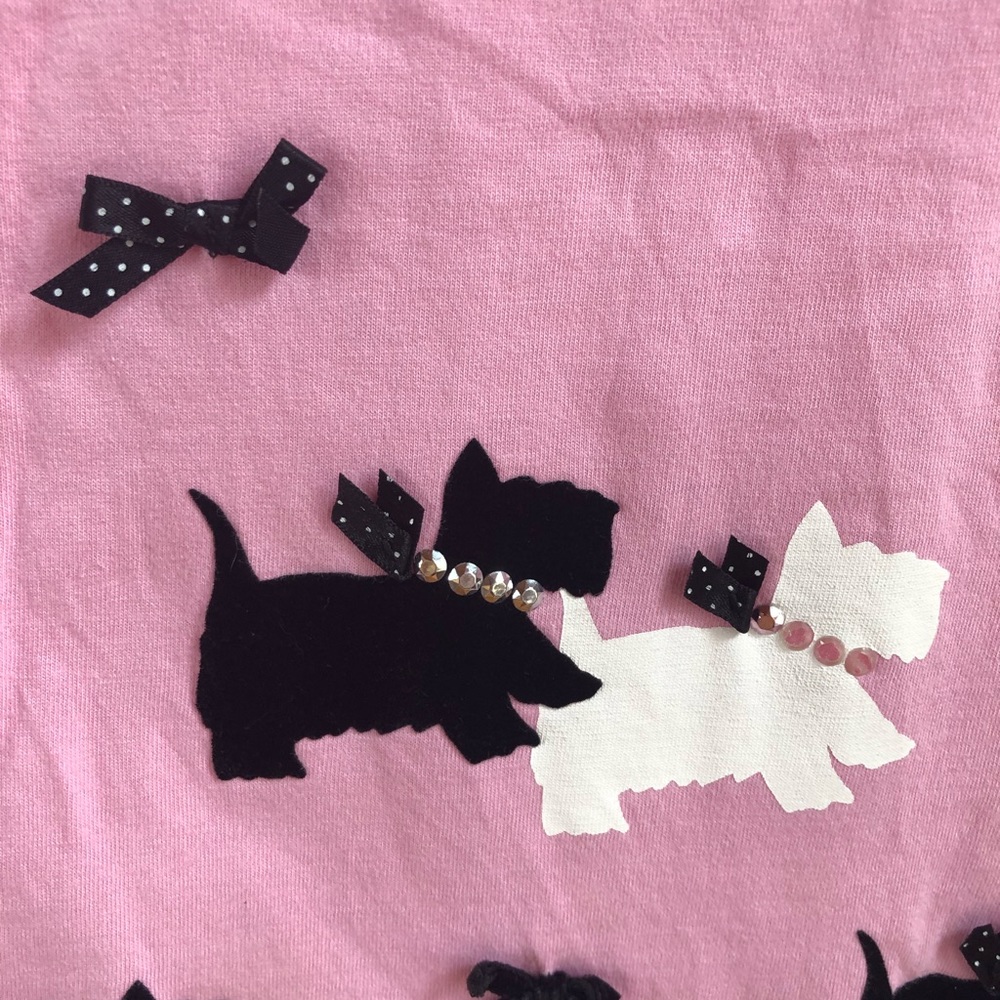 VS Dog Print Rhinestone Accent Sleep Shirt - Picture 5 of 8